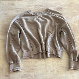 FP Movement by Free People Taupe Sweatshirt